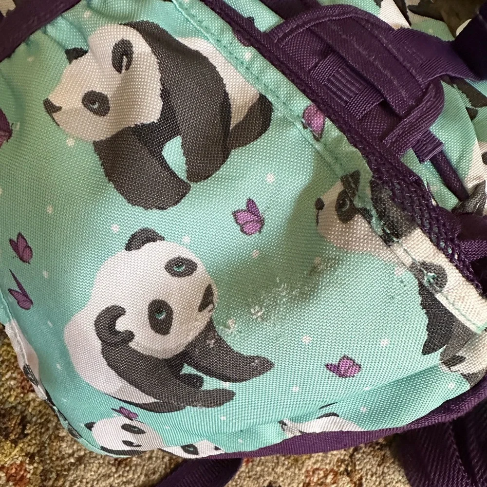 Pottery Barn Kids Mackenzie Aqua Panda Large Backpack